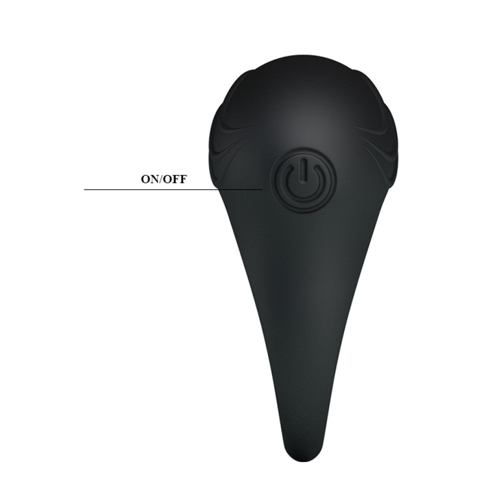 Bertram Silicone Vibrating Cock Ring Black