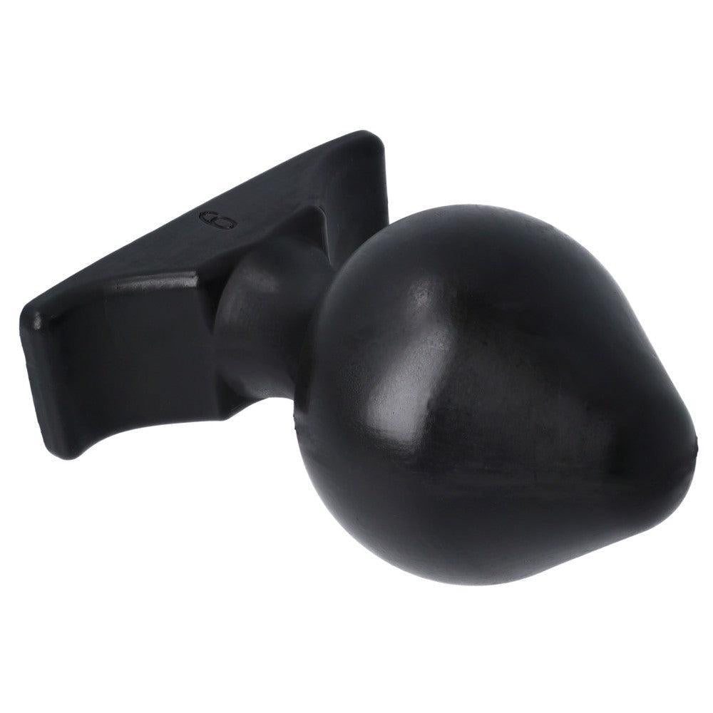 All Black large Butt Plug 8.6 cm.