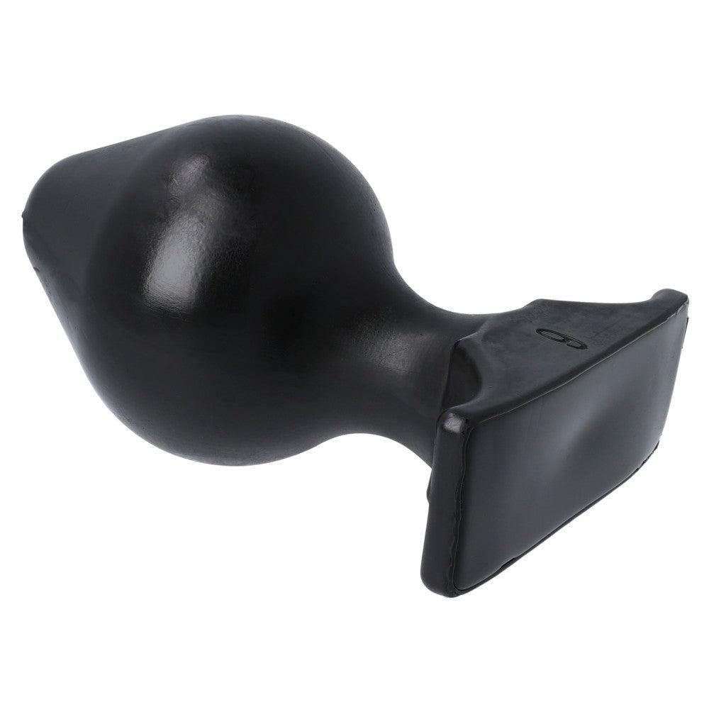 All Black large Butt Plug 8.6 cm.