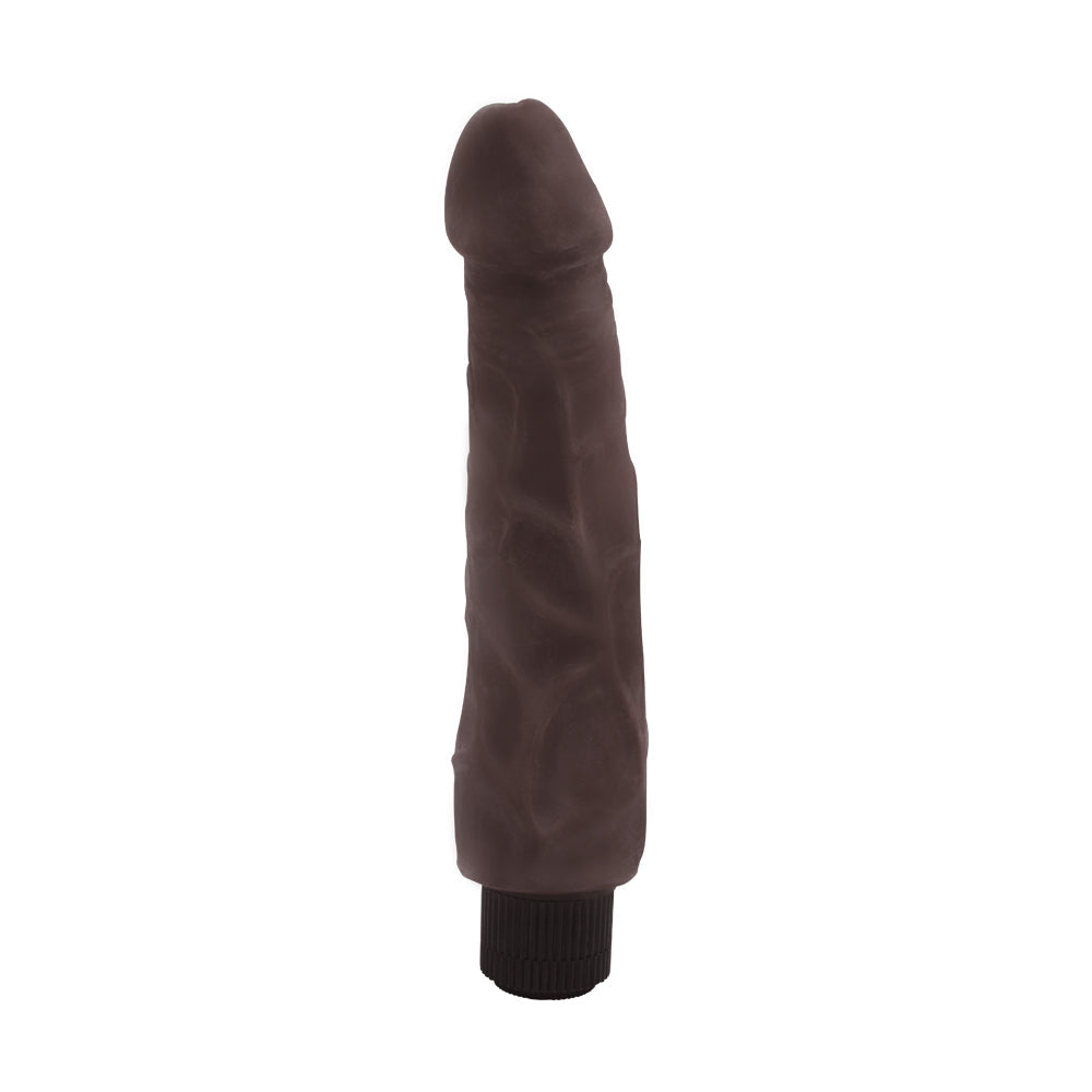 Big Greedy Guy Brown Cyber Skin Vibrator