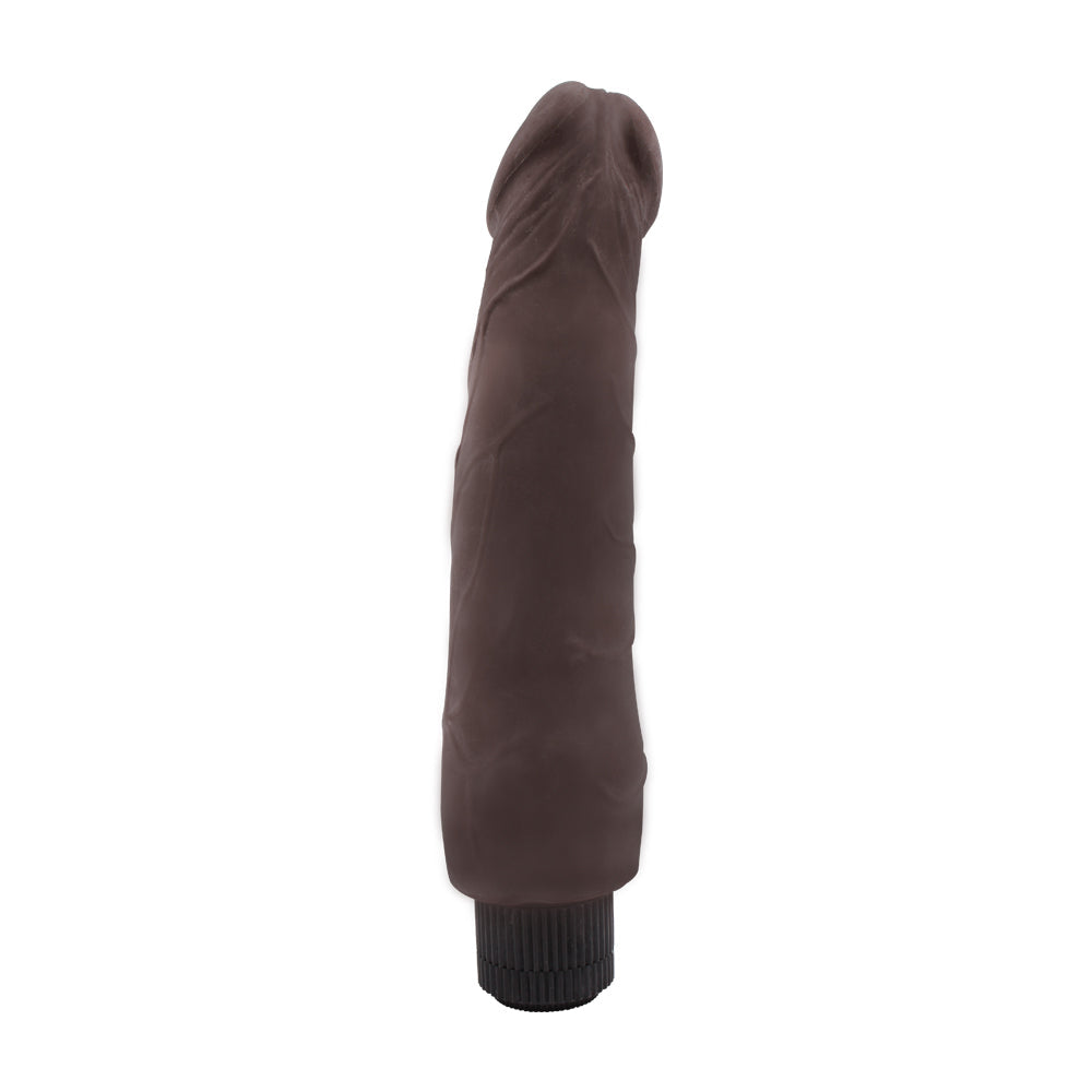 Big Greedy Guy Brown Cyber Skin Vibrator
