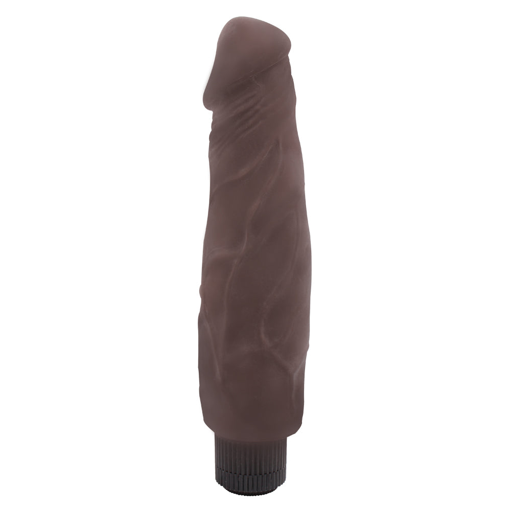 Big Greedy Guy Brown Cyber Skin Vibrator