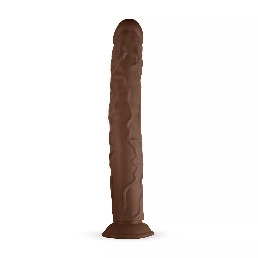 Big realistic dildo with vacuum base David brown