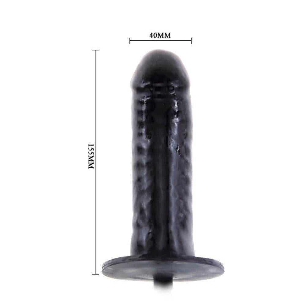 Bigger Joy inflatable and vibrating dildo black