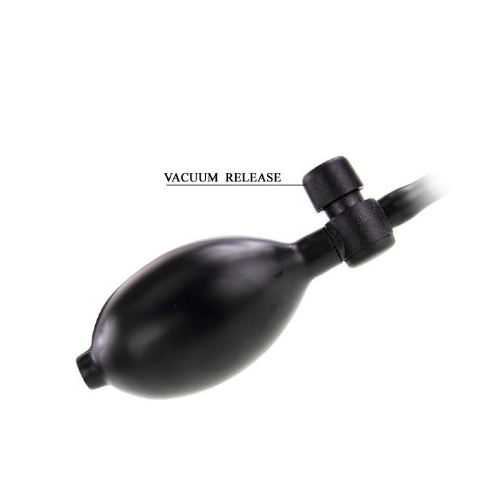 Bigger Joy inflatable and vibrating dildo black