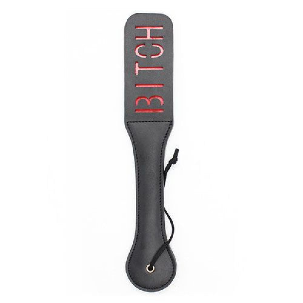 BDSM Bitch Double Paddle Black