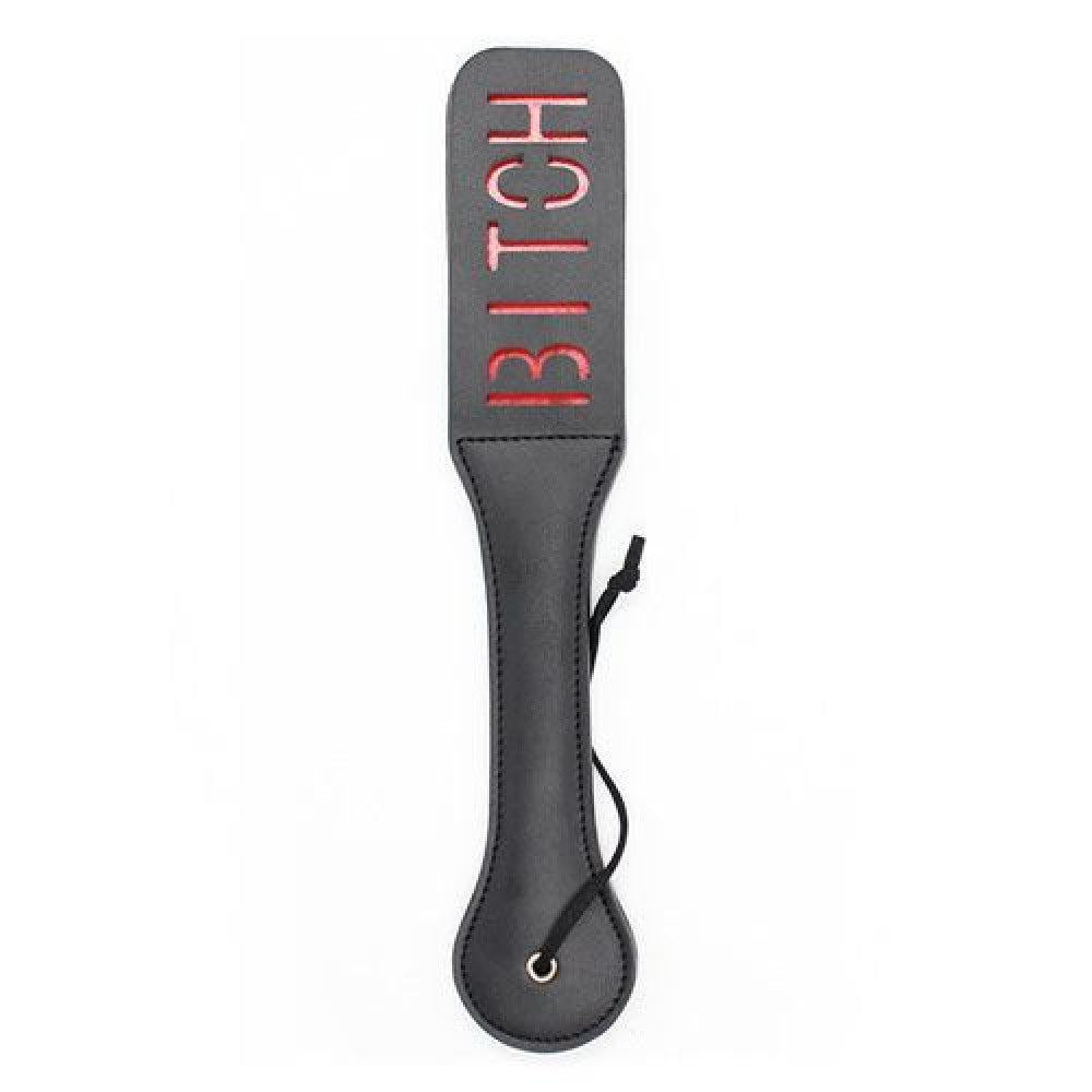 BDSM Bitch Double Paddle Black