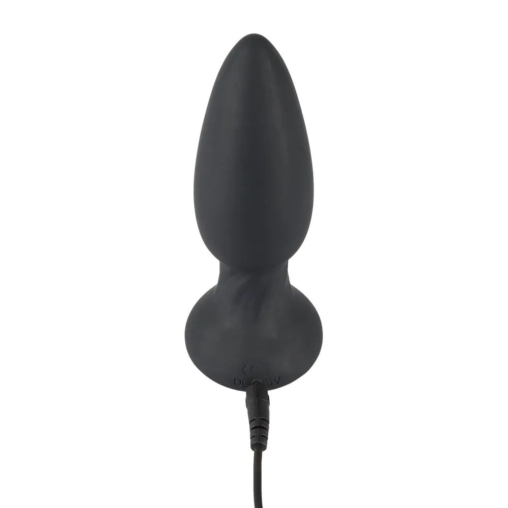 Black Velvets Vibrating Rechargeable Butt Plug with Remote