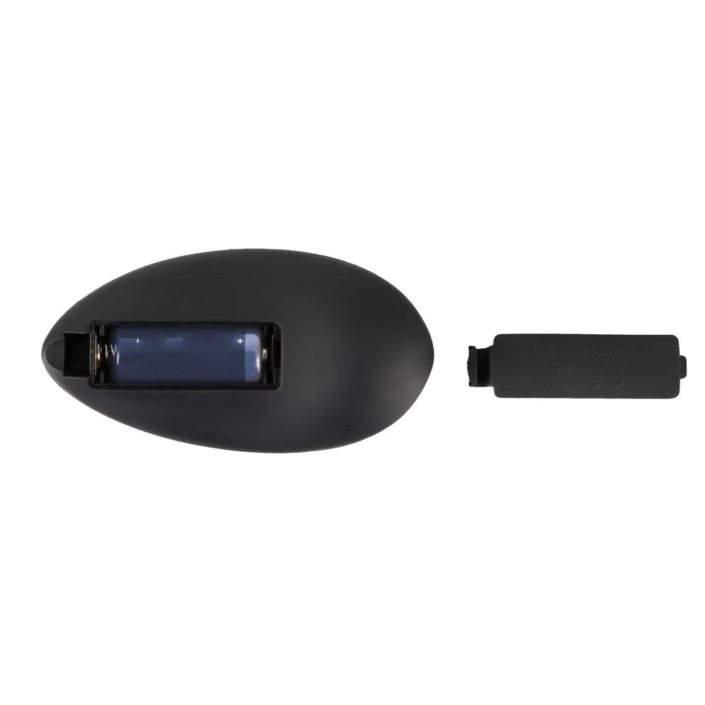 Black Velvets Vibrating Rechargeable Butt Plug with Remote