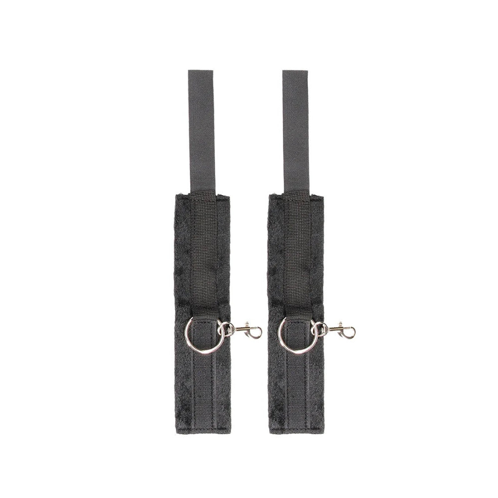 Black & White Cross Wrist & Ankle Restraints