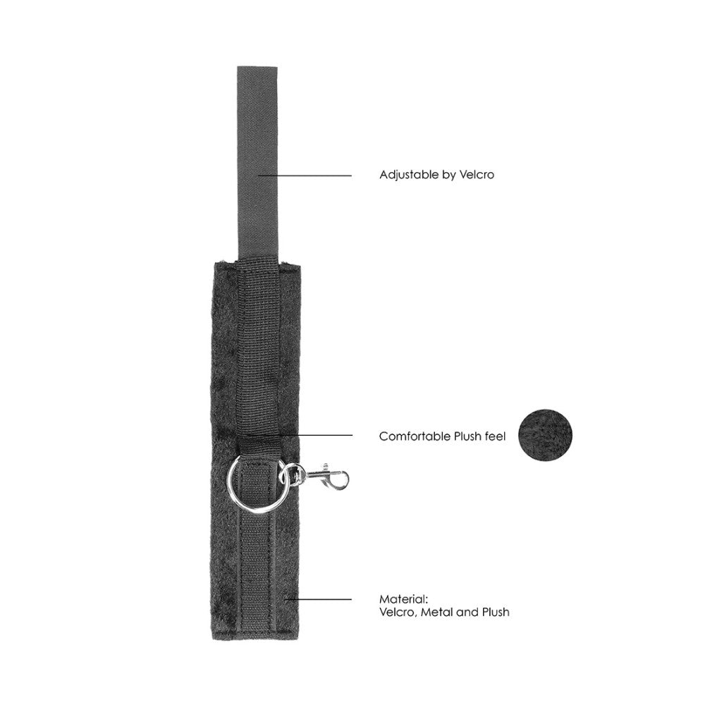 Black & White Cross Wrist & Ankle Restraints