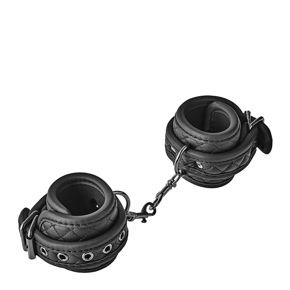 Blaze Diamond Luxury Handcuffs Black