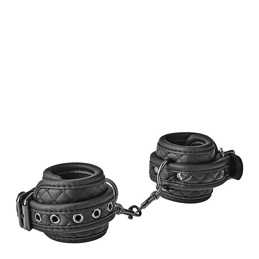 Blaze Diamond Luxury Handcuffs Black