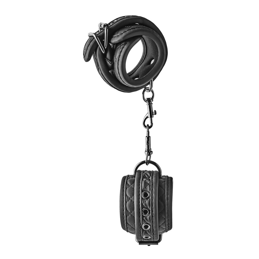 Blaze Diamond Luxury Handcuffs Black