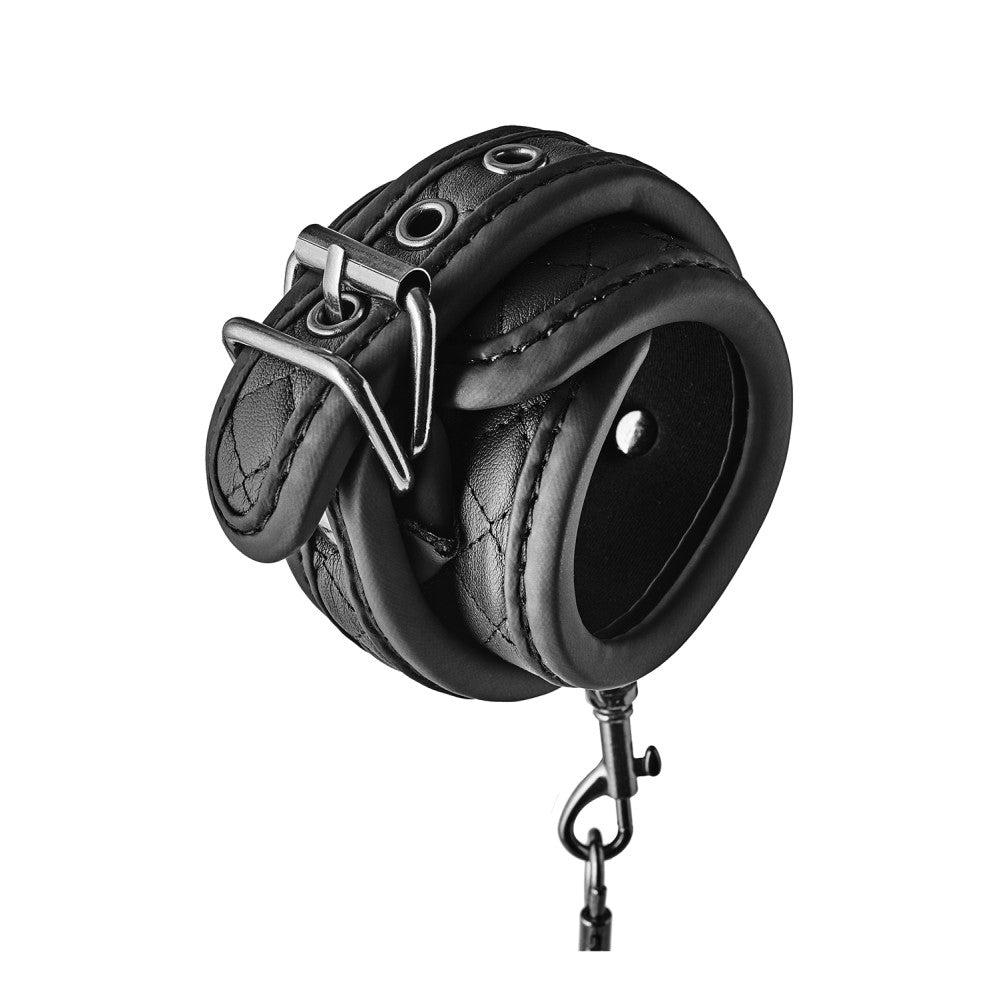 Blaze Diamond Luxury Handcuffs Black
