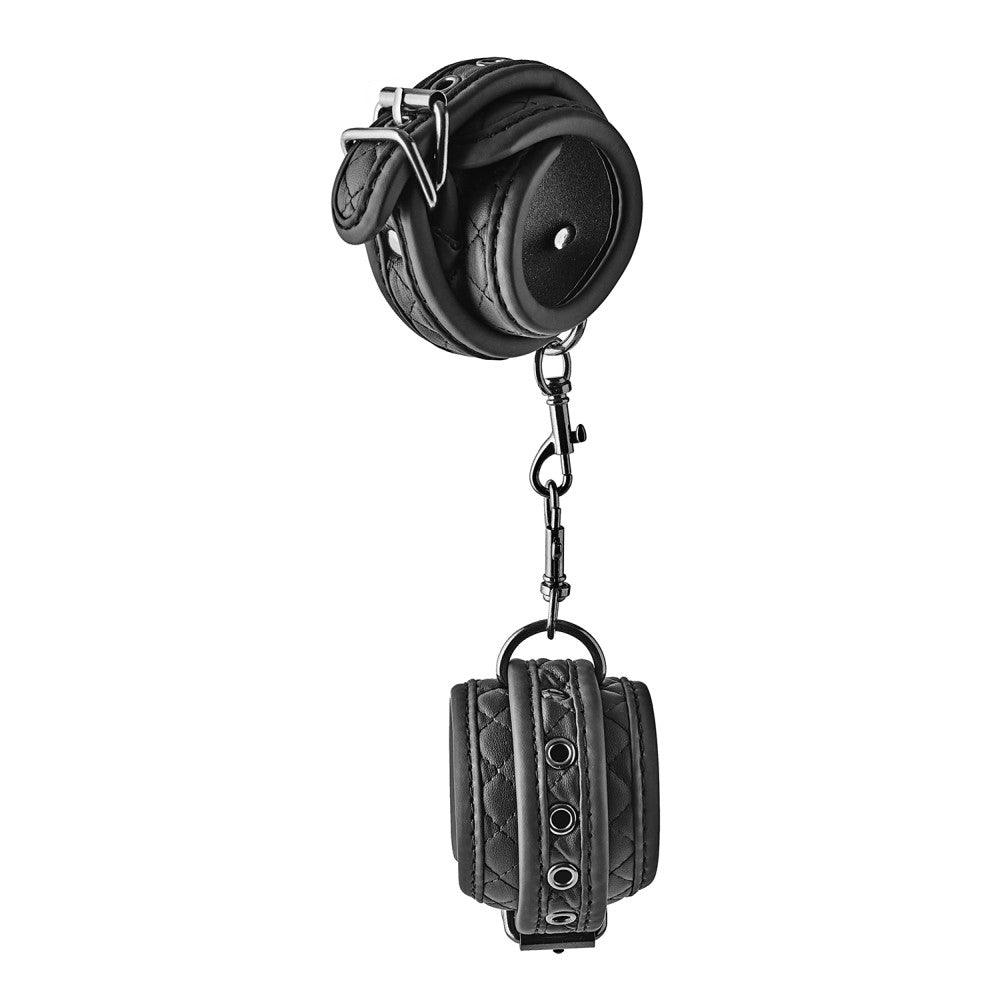 Blaze Diamond Luxury Handcuffs Black