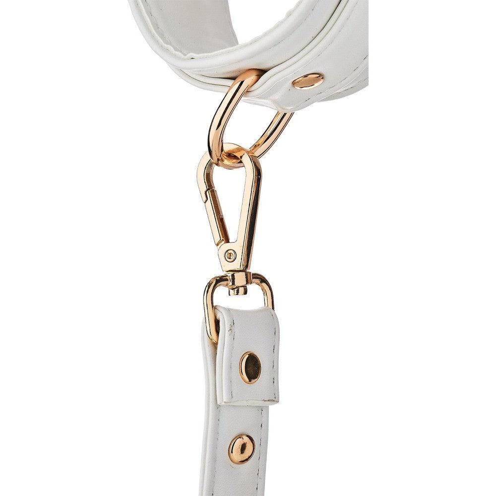 Blaze Elite Eco Leather Luxury Handcuffs White