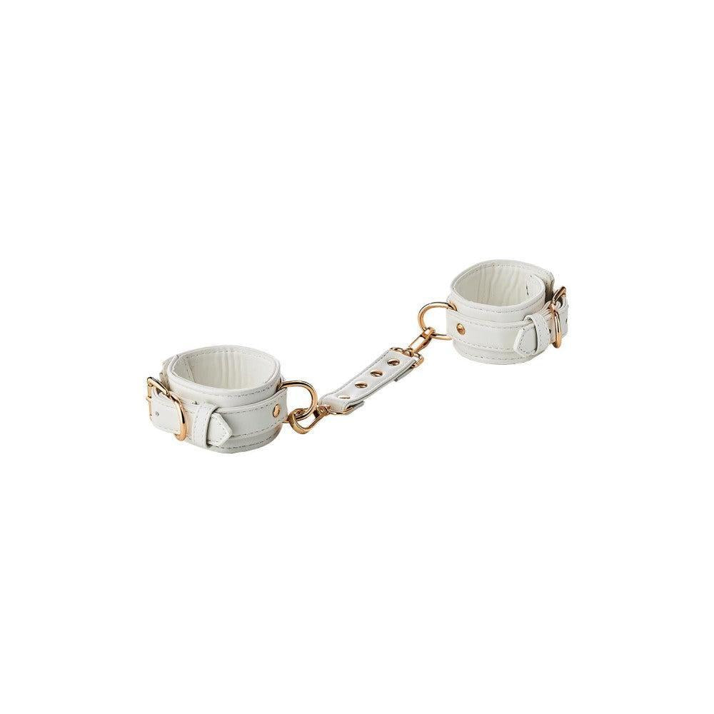 Blaze Elite Eco Leather Luxury Handcuffs White