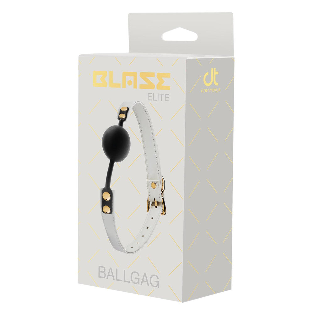 Blaze Elite silicone ball gag white