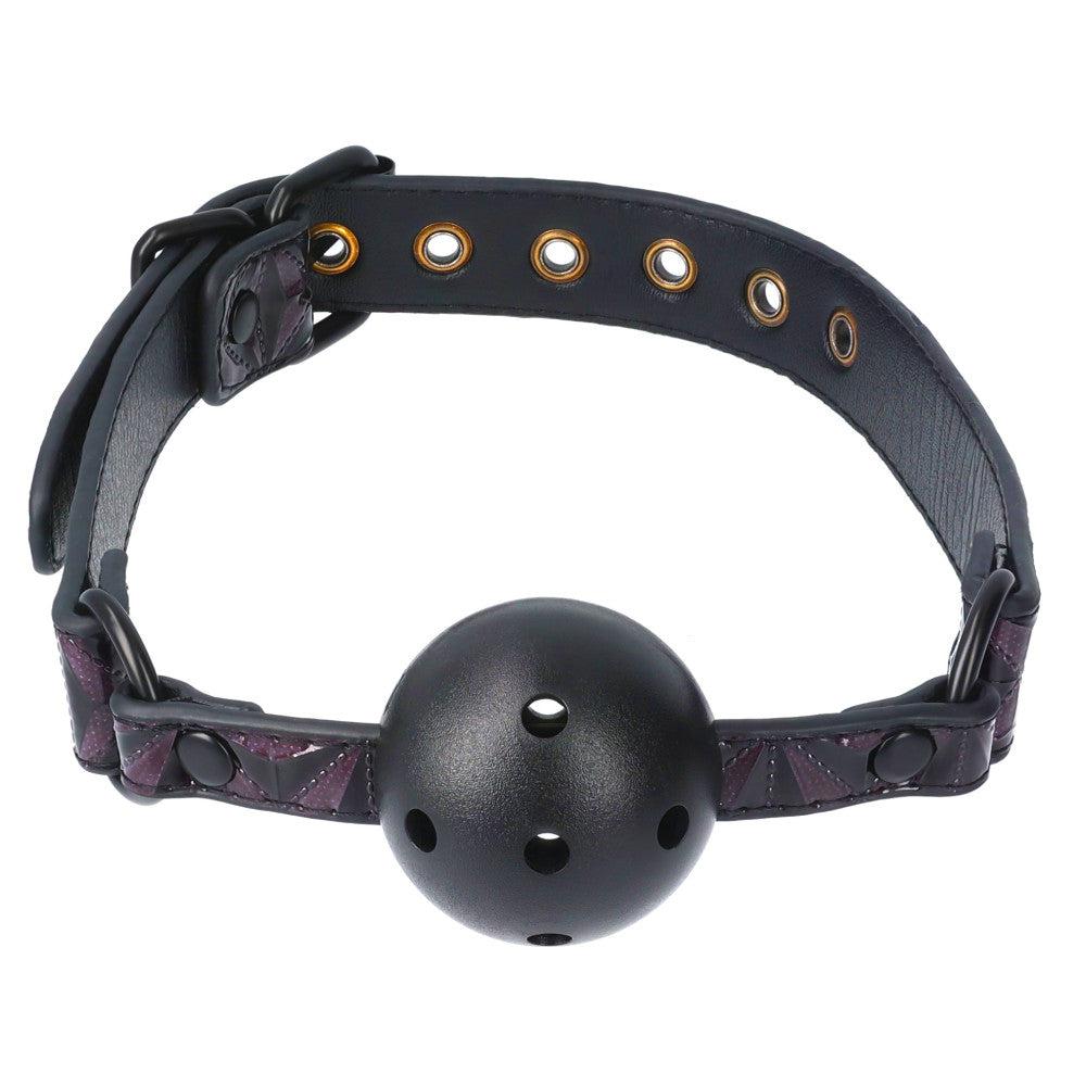 Blaze Purple Deluxe Breathing Mouth Ball Gag