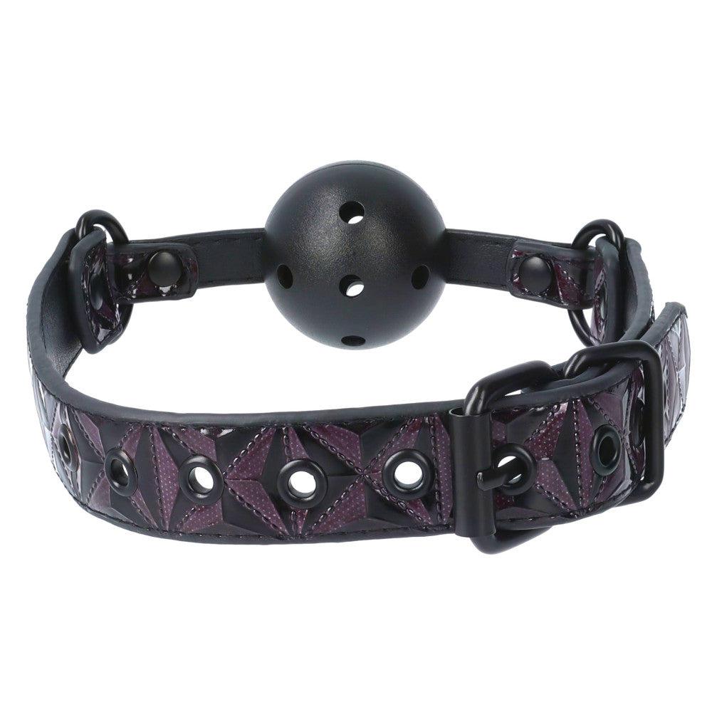 Blaze Purple Deluxe Breathing Mouth Ball Gag