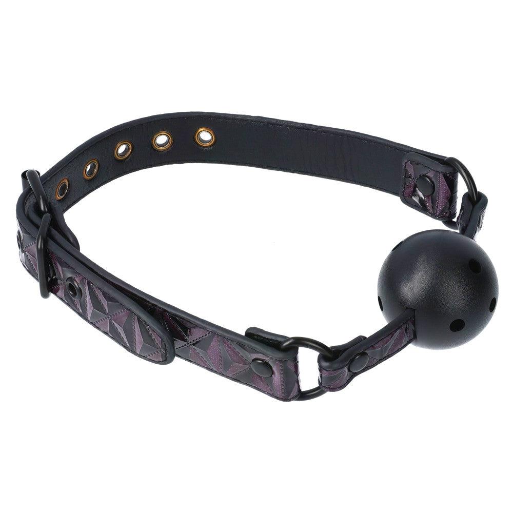 Blaze Purple Deluxe Breathing Mouth Ball Gag