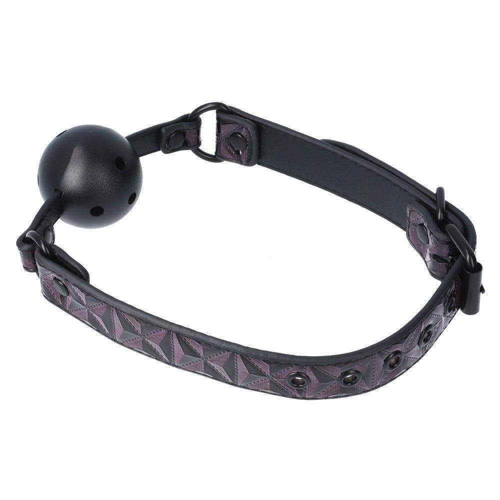 Blaze Purple Deluxe Breathing Mouth Ball Gag