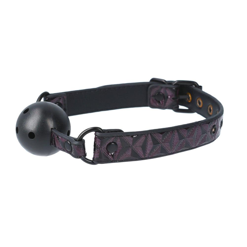 Blaze Purple Deluxe Breathing Mouth Ball Gag