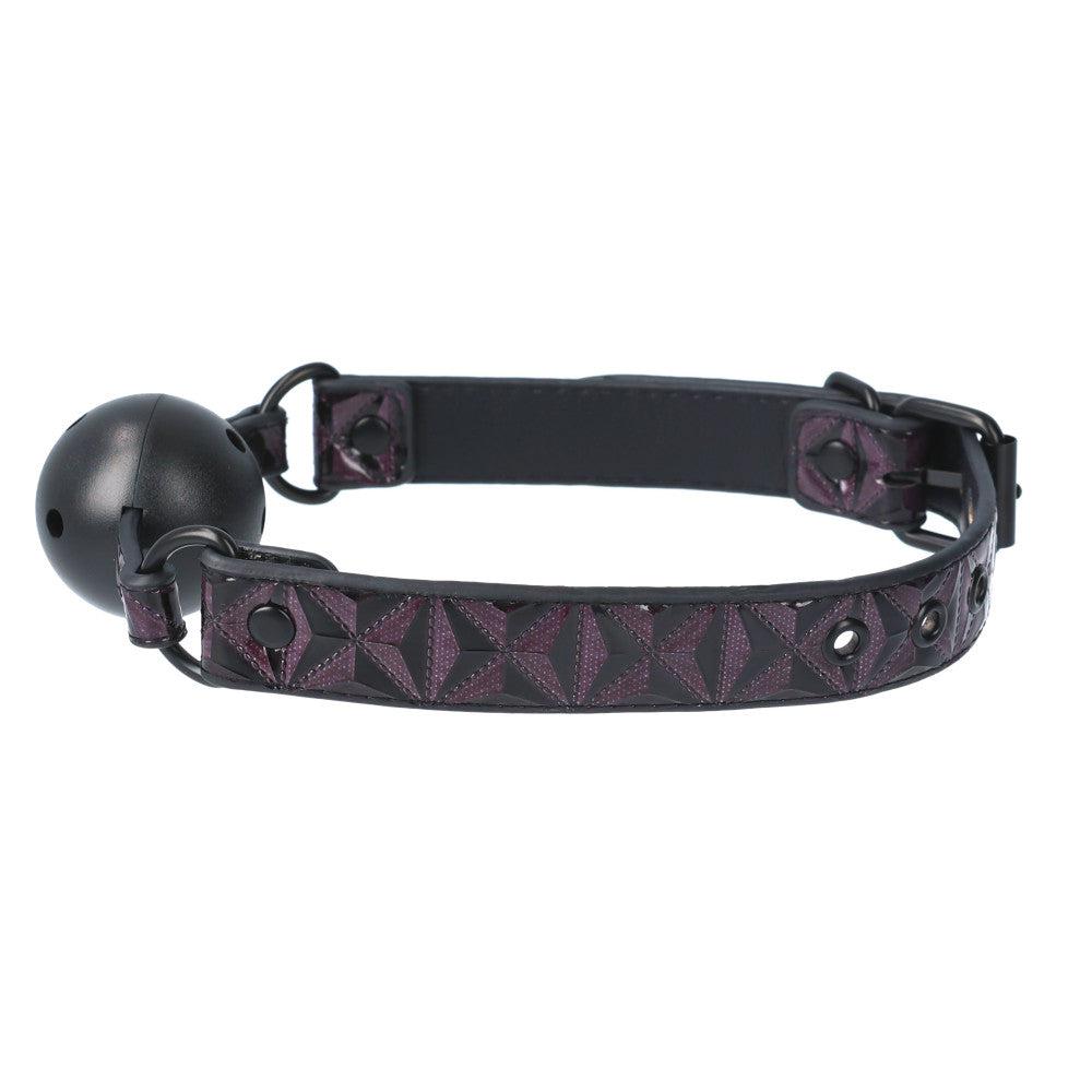 Blaze Purple Deluxe Breathing Mouth Ball Gag