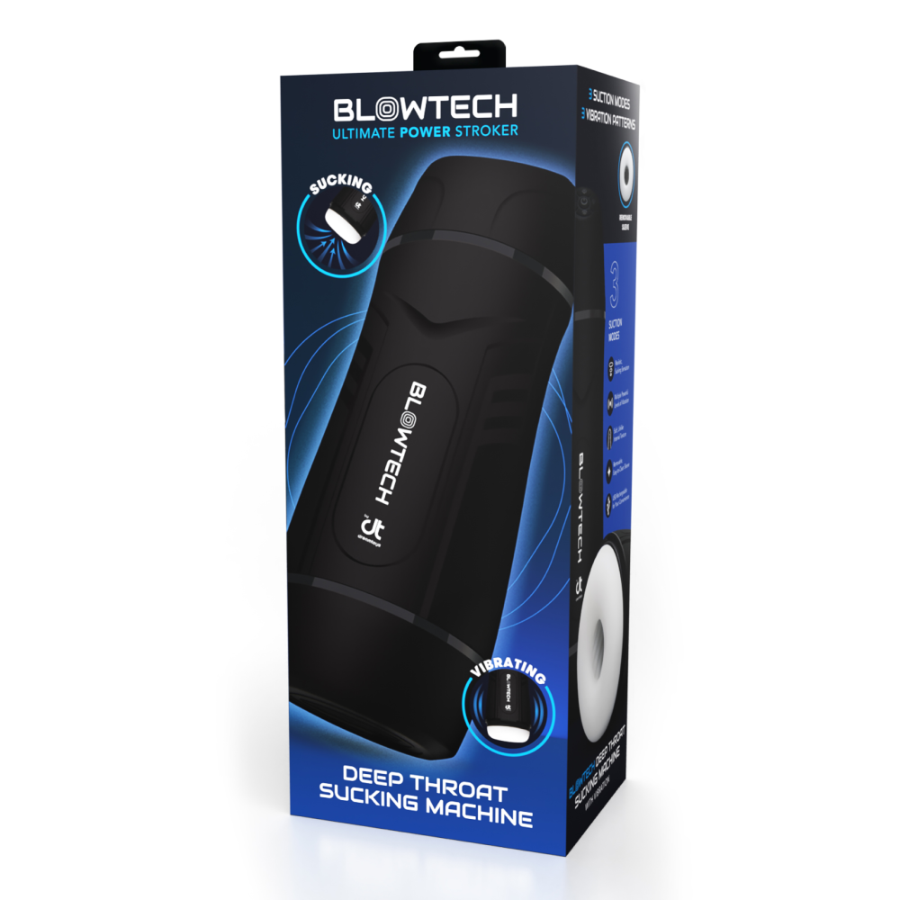 Blowtech Deep Throat Vibrating & Sucking Machine