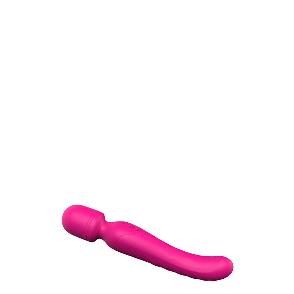 Rechargeable Silicone Double-End Heated Wand Vibrator