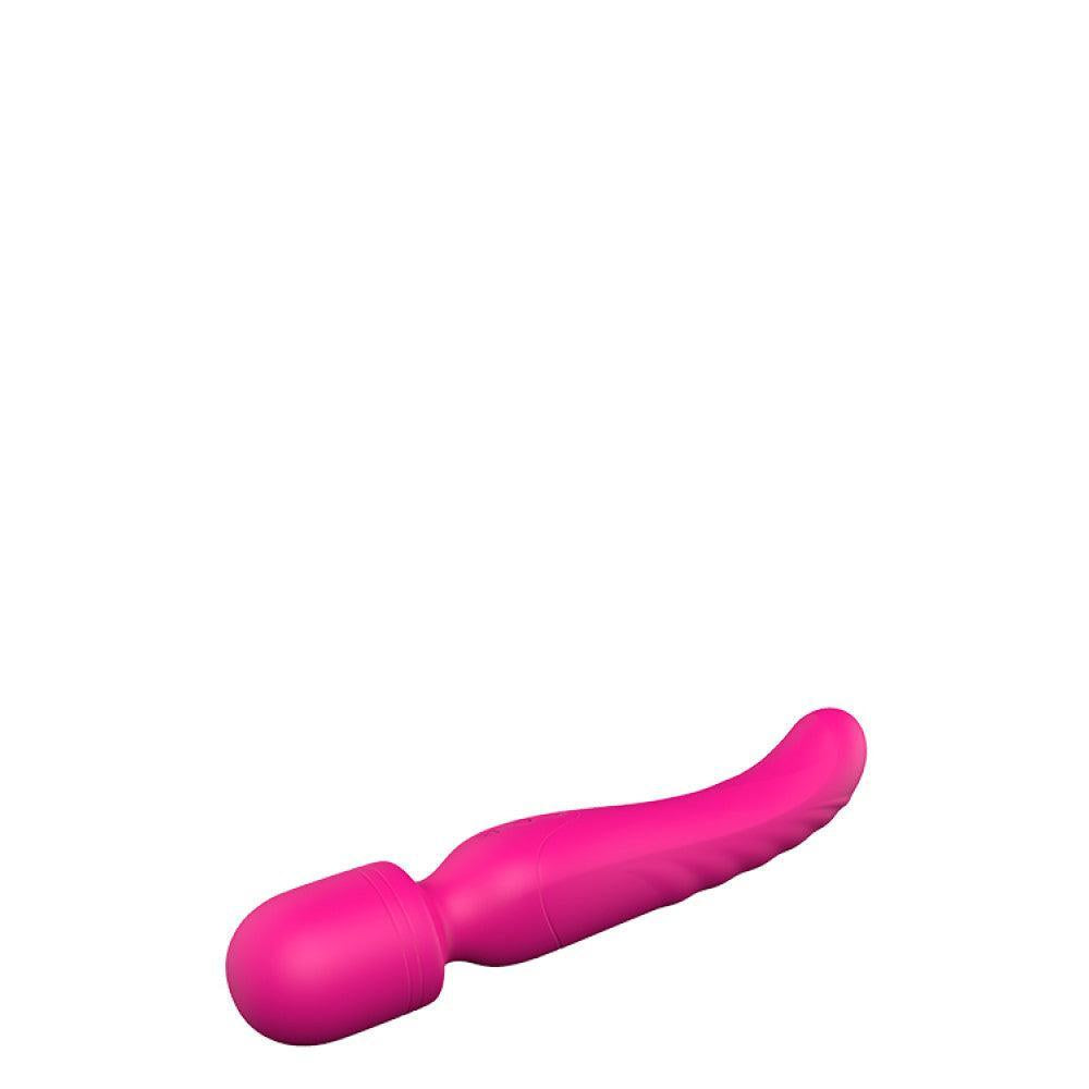 Rechargeable Silicone Double-End Heated Wand Vibrator