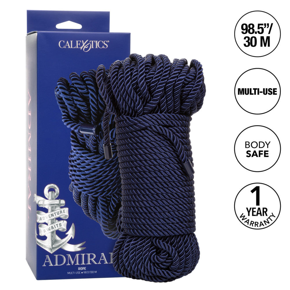 Bondage Rope Calexotics Admiral 30 Meters Blue