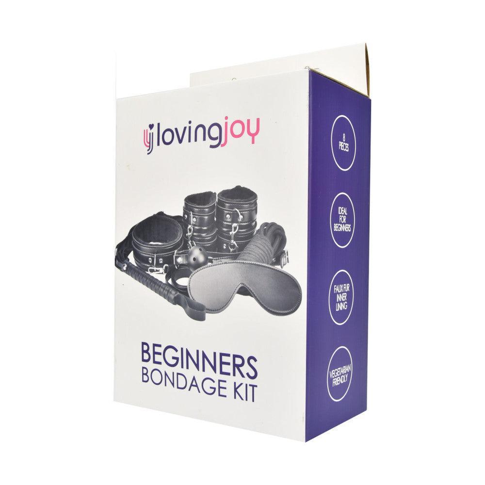 Beginners Bondage Kit 8 Pcs. Black
