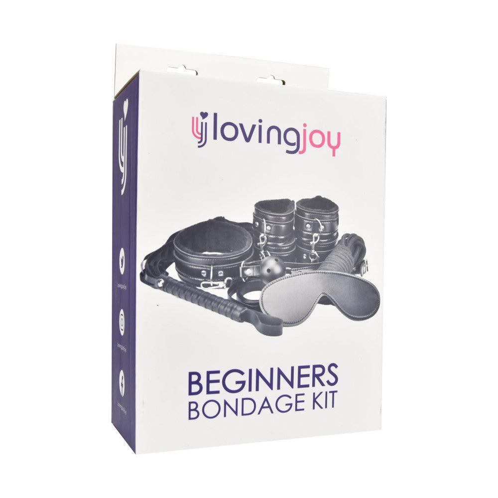 Beginners Bondage Kit 8 Pcs. Black