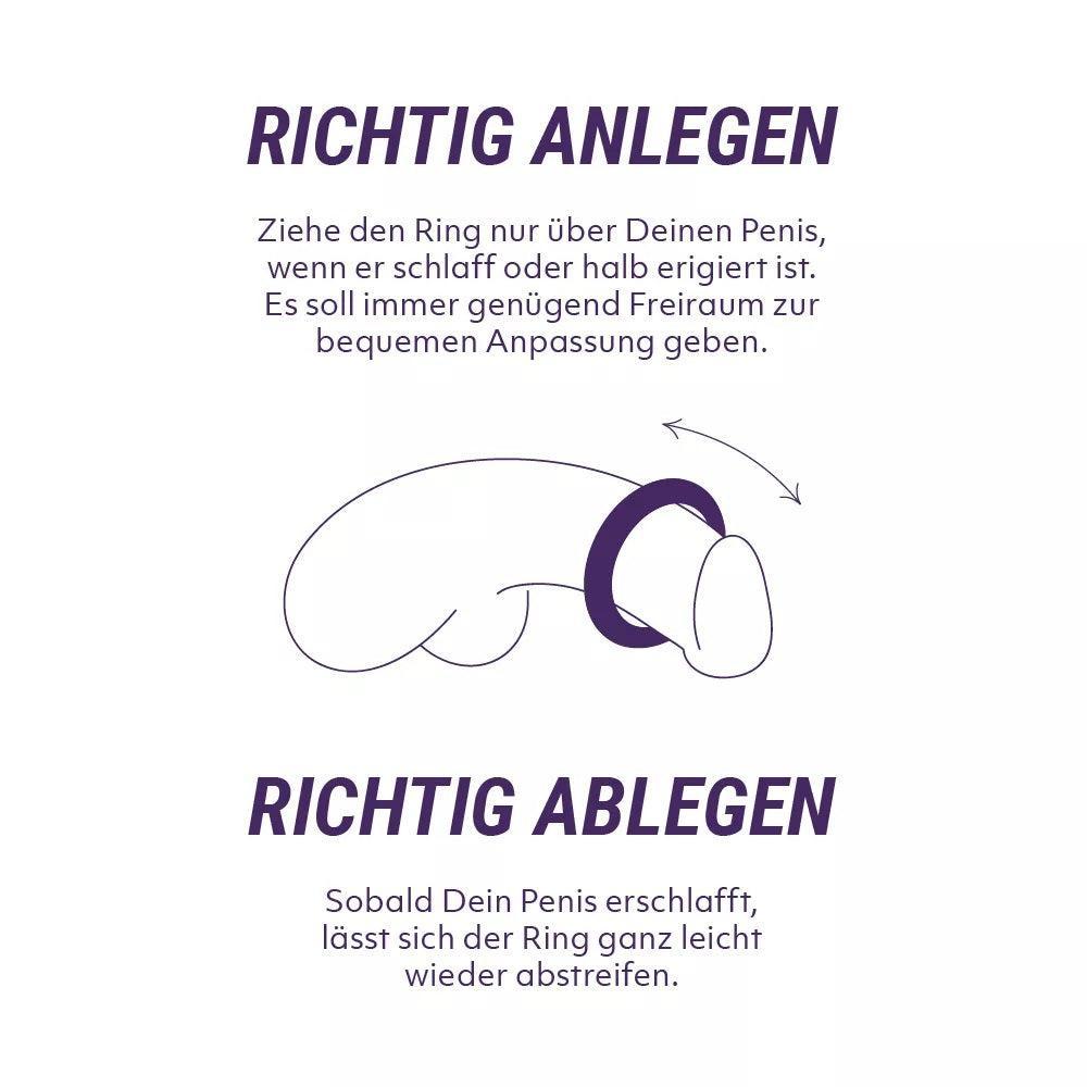 Boners Wide Cock Ring Set 3 Pcs.