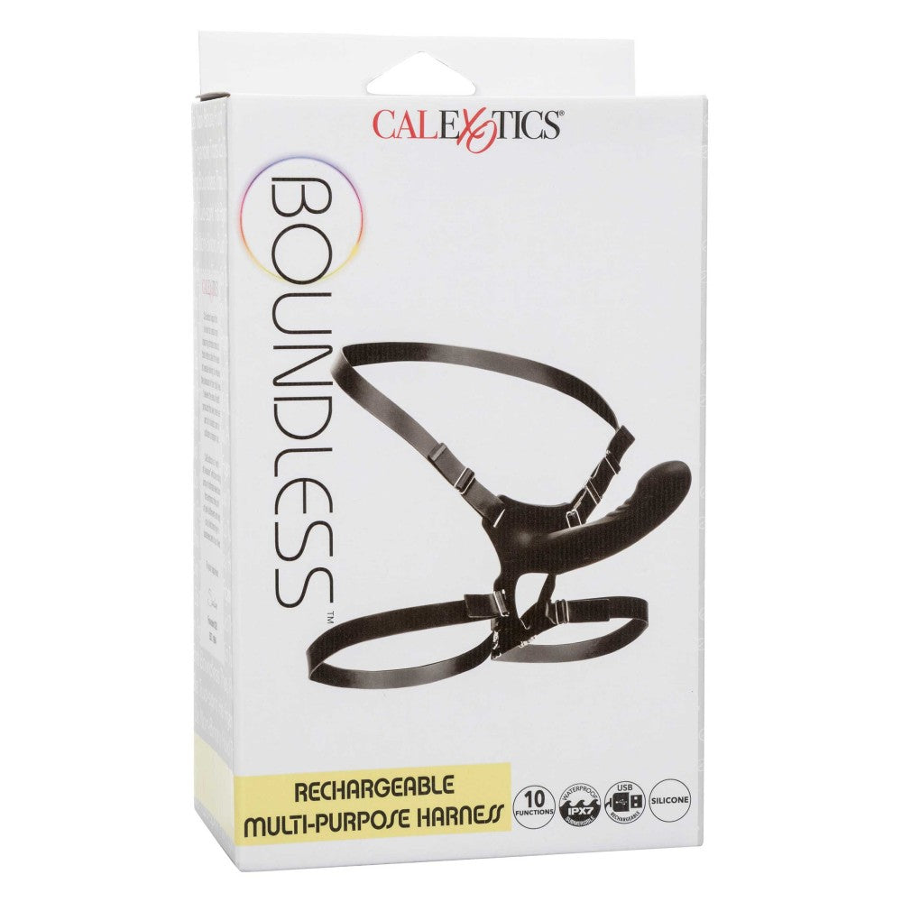 Boundless Rechargeable Vibrating Unisex Strap-On Belt