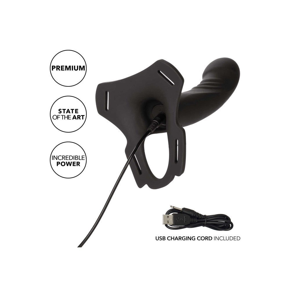Boundless Rechargeable Vibrating Unisex Strap-On Belt