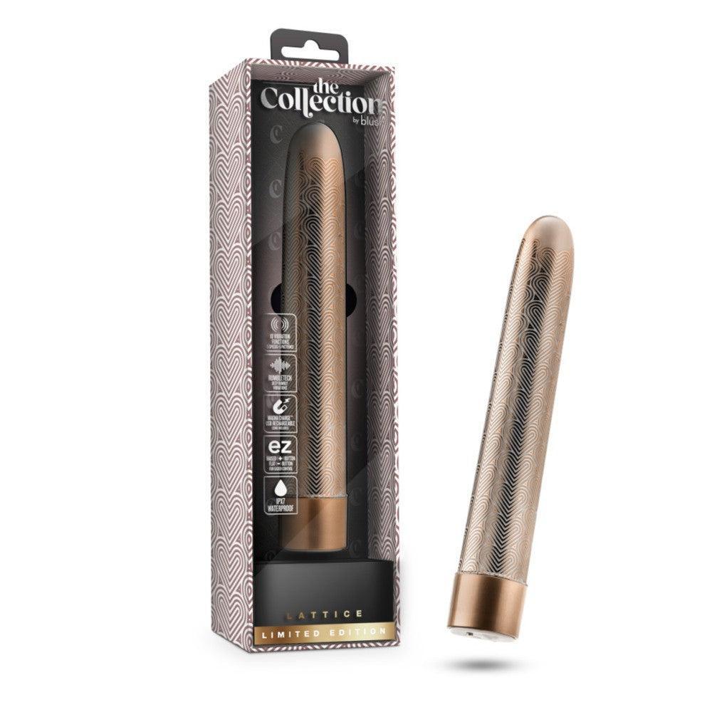 The Collection Lattice Rechargeable Rose Gold Vibrator