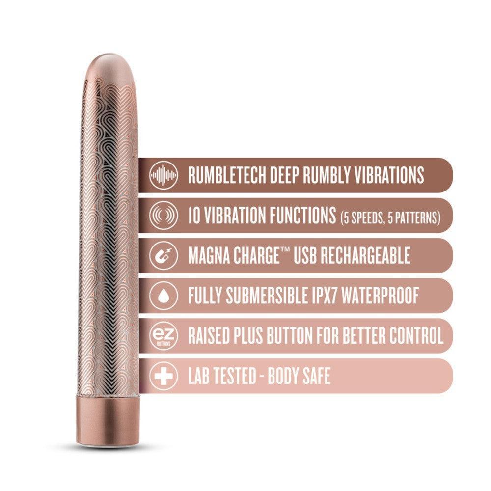 The Collection Lattice Rechargeable Rose Gold Vibrator