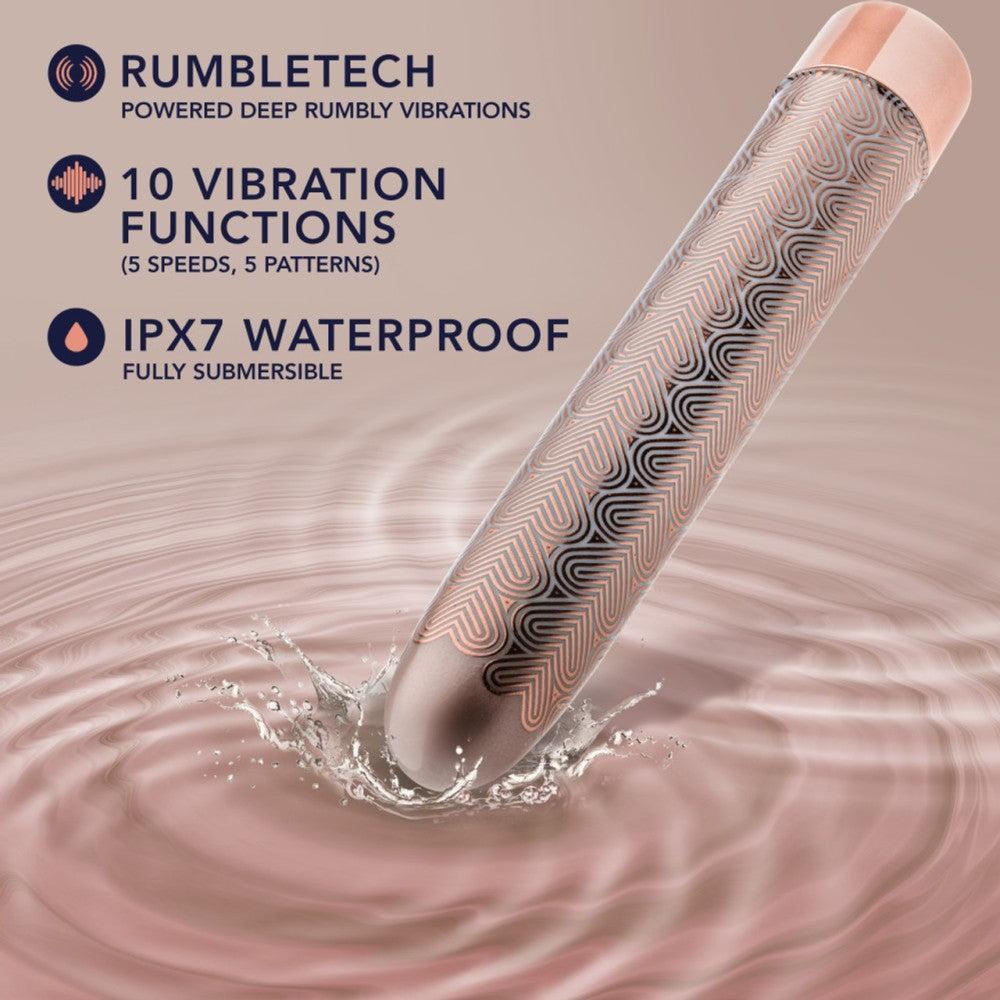 The Collection Lattice Rechargeable Rose Gold Vibrator