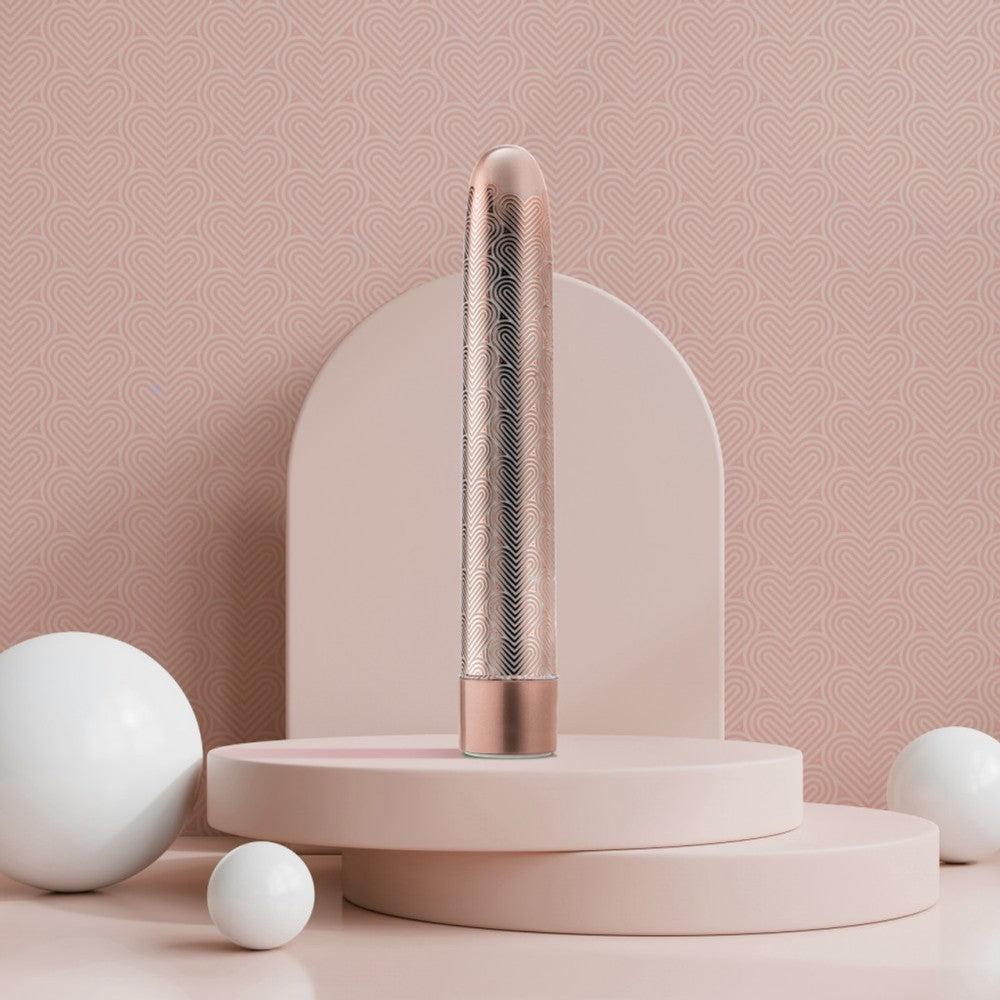 The Collection Lattice Rechargeable Rose Gold Vibrator