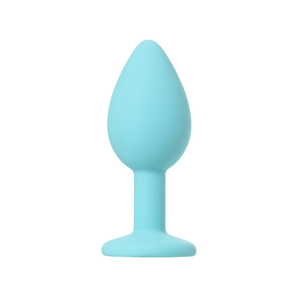 Brilliant Small Silicone Butt Plug with Crystal