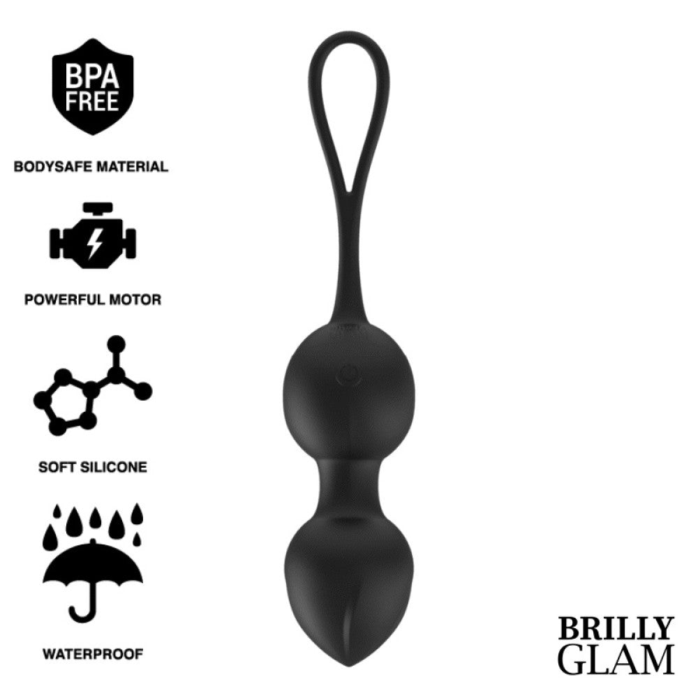 Brilly Glam Rechargeable Vibrating Silicone Vaginal Balls