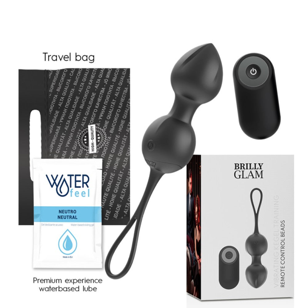Brilly Glam Rechargeable Vibrating Silicone Vaginal Balls