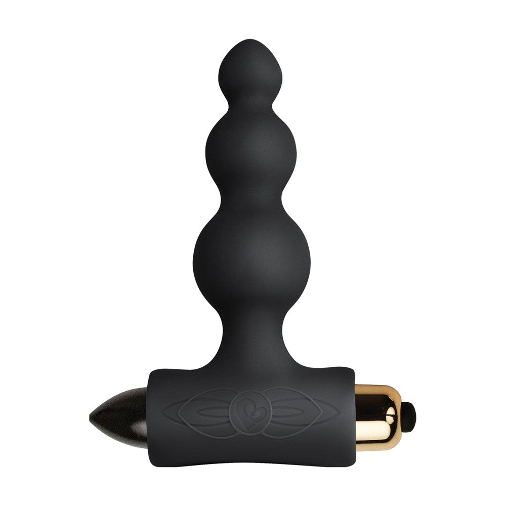 Bubbles Vibrating Anal Stimulator Black