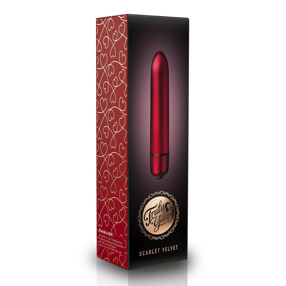 Bullet Vibrator Scarlet Velvet Red