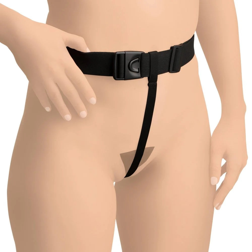 Bum-Tastic Vibrating Butt Plug with Remote & Belt