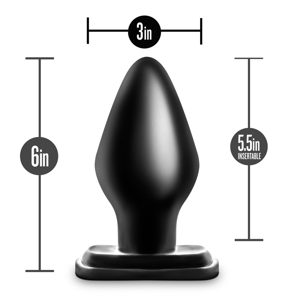 Anal Adventures Butt Plug XXL Black