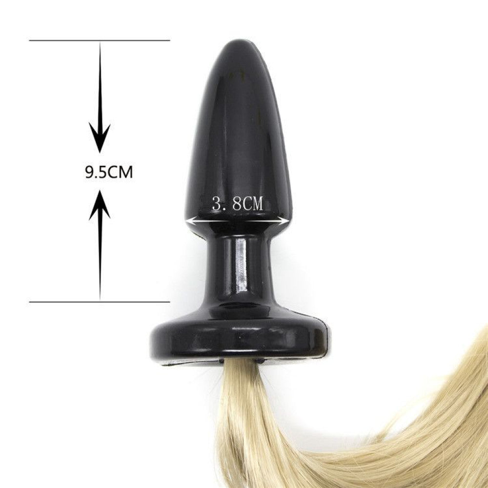 Butt Plug with Long Horse Tail